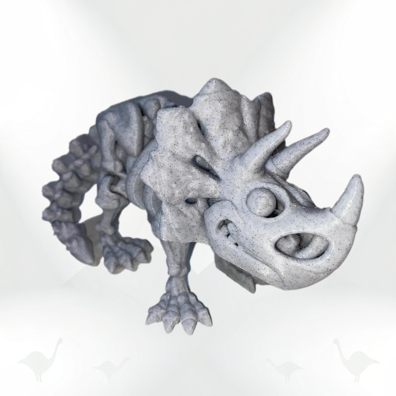 Skeleton Triceratops: Detailed 3D-printed model of a Triceratops skeleton. Skeleton Triceratops: Detailed 3D-printed model of a Triceratops skeleton.