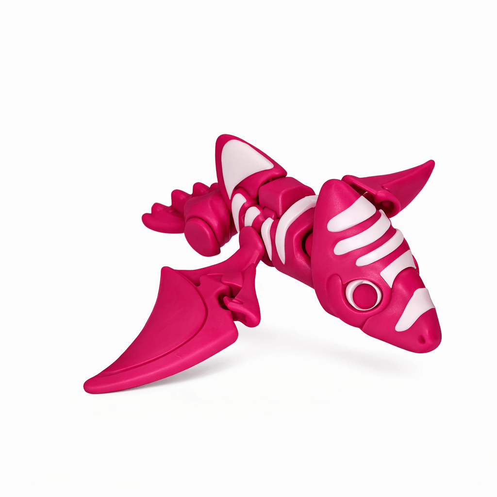 ChatGPT Image Mar 3 2026 02_55_43 PM Pink and white articulated toy pterodactyl.